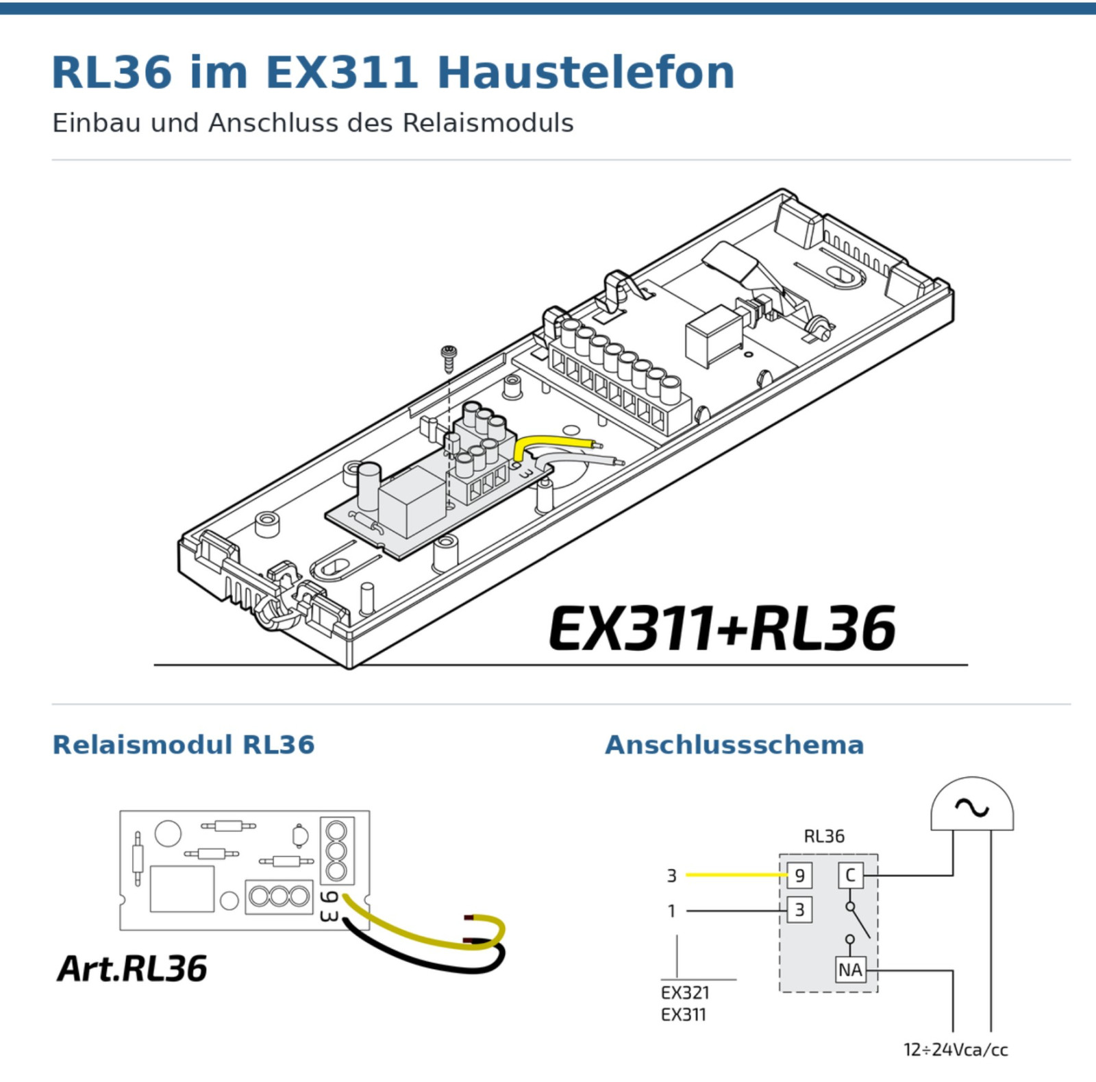 Farfisa RL36 Relaismodul